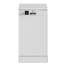 Beko DVS05C20W Slimline Dishwasher Freestanding White10 Place Settings