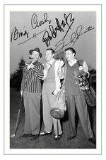 FRANK SINATRA BING CROSBY BOB HOPE SIGNED AUTOGRAPH PHOTO PRINT