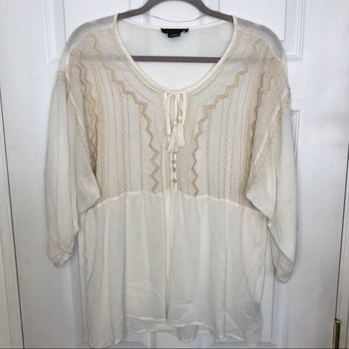 Sanctuary white beaded - beaded, boho