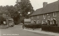Chelsfield, The Old Post Office with GR Letter Box