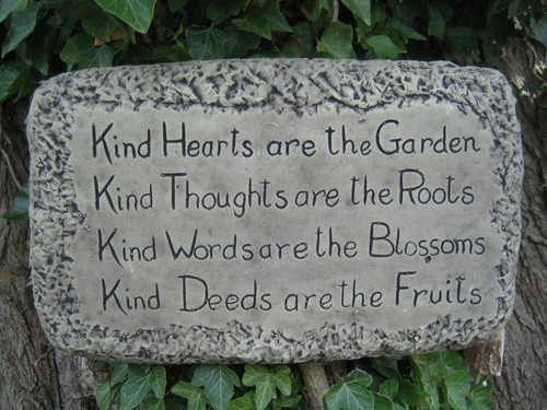 Stone garden wall - garden, –