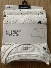 M&S Pyjamas 100% Cotton Spot &