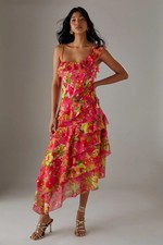 Warehouse Floral Dress Womens