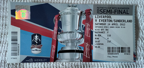 Ticket cup semi final - cup,