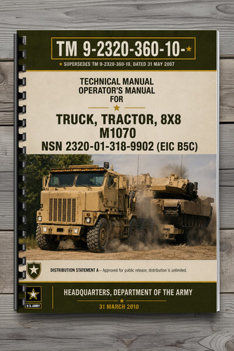 M1070 8x8 heavy equipment - m1070,
