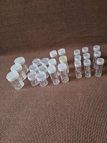 Assorted coins tubes - 24, tubes.