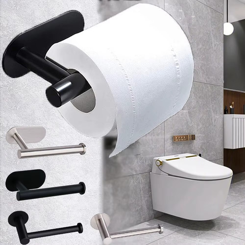 Drill toilet paper holder - no,