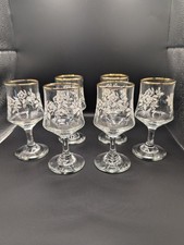 Set vintage gold rimmed - set,