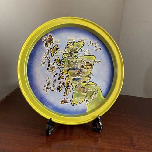 Rare vibrant tin - rare, tray
