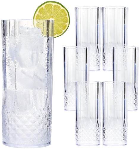 Clear crystal effect highball - clear,