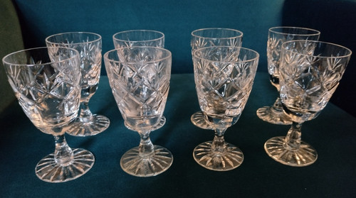 Crystal sherry glasses - , 11cm