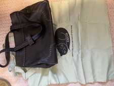Ciccia Black Leather HANDBAG /