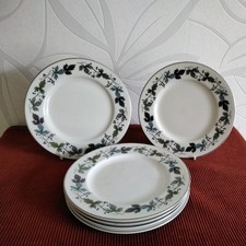 Royal Doulton Burgundy Set of
