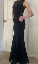 Lipsy London Love Michelle Keegan black cocktail dress size 10