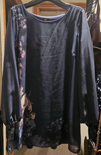 Floral shift sheer chiffon - sheer,