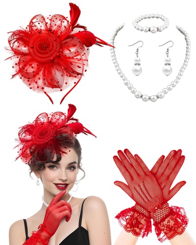 50s fascinators hat set for - 50s,