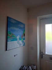 mediterranean abstract gesso