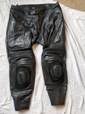 RST 2291 GT AAA mens leather Motorcycle trousers UK 38" W Reg Leg Knee Sliders  