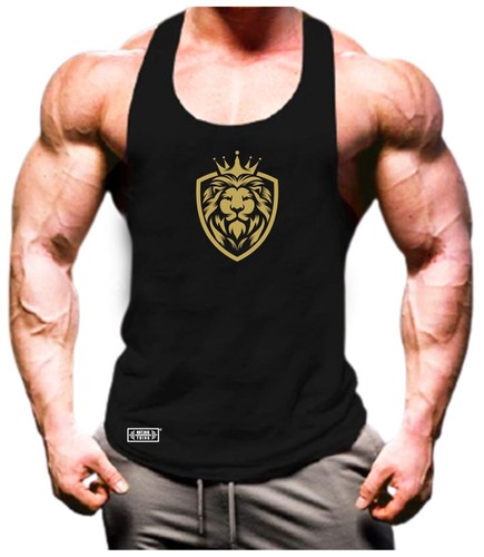 King lion vest - gym, clothing