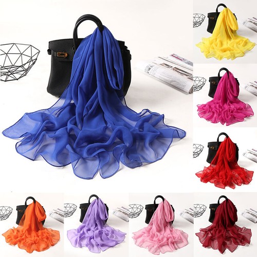 Women long scarves - soft, silk