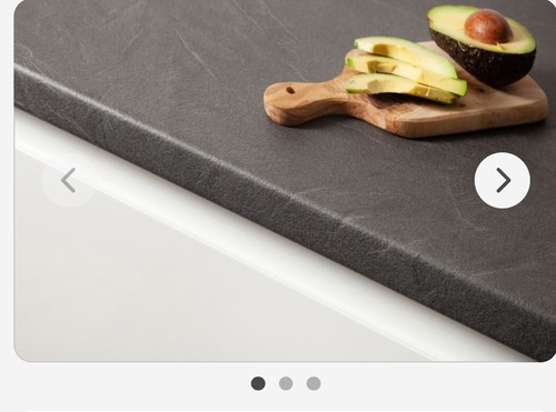 Laminate worktop luna - laminate, nero