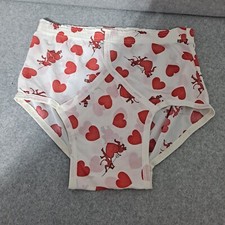 Vintage Jockey Men Nylon Brief 32 Devil Cupid Valentin's Day Heart Love Y Front