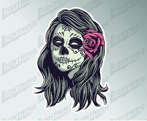 Mexican sugar skull vinyl - mexican,