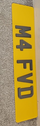 Carbon fibre showplate - 3d,