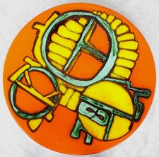 Large Poole Pottery Delphis charger - Carol Cutler 1970's FREEPOST