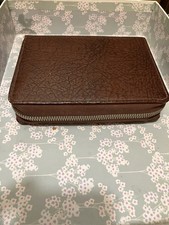 Leather Playing Card Case Holder Two Decks