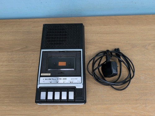 Vintage crown ctr 300 cassette - crown, ctr-300