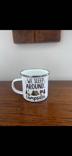Tin camping mug - tin,