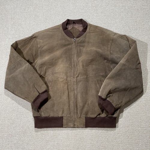 Vintage leather bomber jacket - vintage,