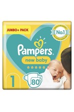 Pampers New Baby Nappies, Size
