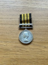 Original Africa General Service Medal with KENYA clasp - Pte I D BURNS R.A.M.C.