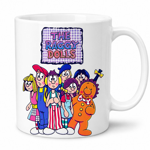 The raggy dolls mug retro - mug,