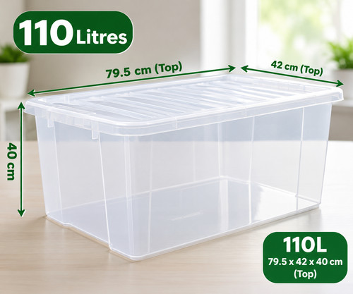 Clear plastic multi storage - plastic,