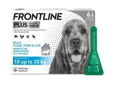 Plus Flea & Tick Treatment for Medium Dog (10-20 kg) 6 Pipettes