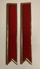 Vintage Decorative Felted + Wood Ribbon Display Boards (from Masonic Lodge) 62cm