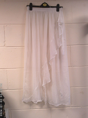 Brave soul white long sarong - white,
