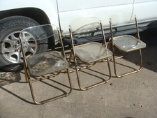 Lucite Acrylic & Gold Tone