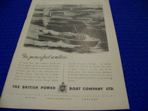 1946 british power boat - british, co