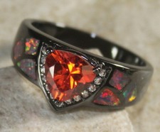 BLACK SILVER Elegant Orange