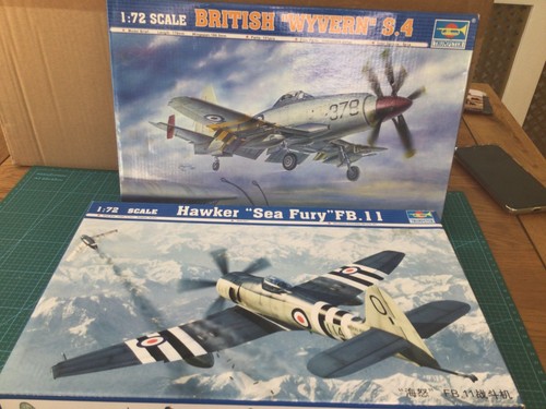 Trumpeter hawker sea fury - sea,
