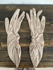 Vintage Ladies Gloves Taupe Size Small 1940s