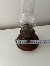 Vintage brown pottery kerosene