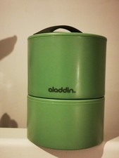 Aladdin Bento Stuckable Lunch Boxes  Small 12oz And Large 20oz  Green/grey