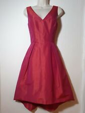 ❤Alfred Sung Sz 8 Cerise Pink Formal Fit & Flare Occasion Dress~ Wedding Guest ❤