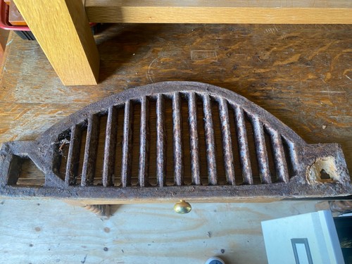 Vintage cast iron - cast, grate
