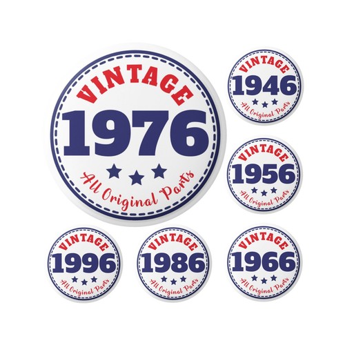 Vintage year birthday - vintage,